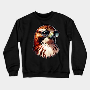 Cool Red Tailed Hawk Crewneck Sweatshirt